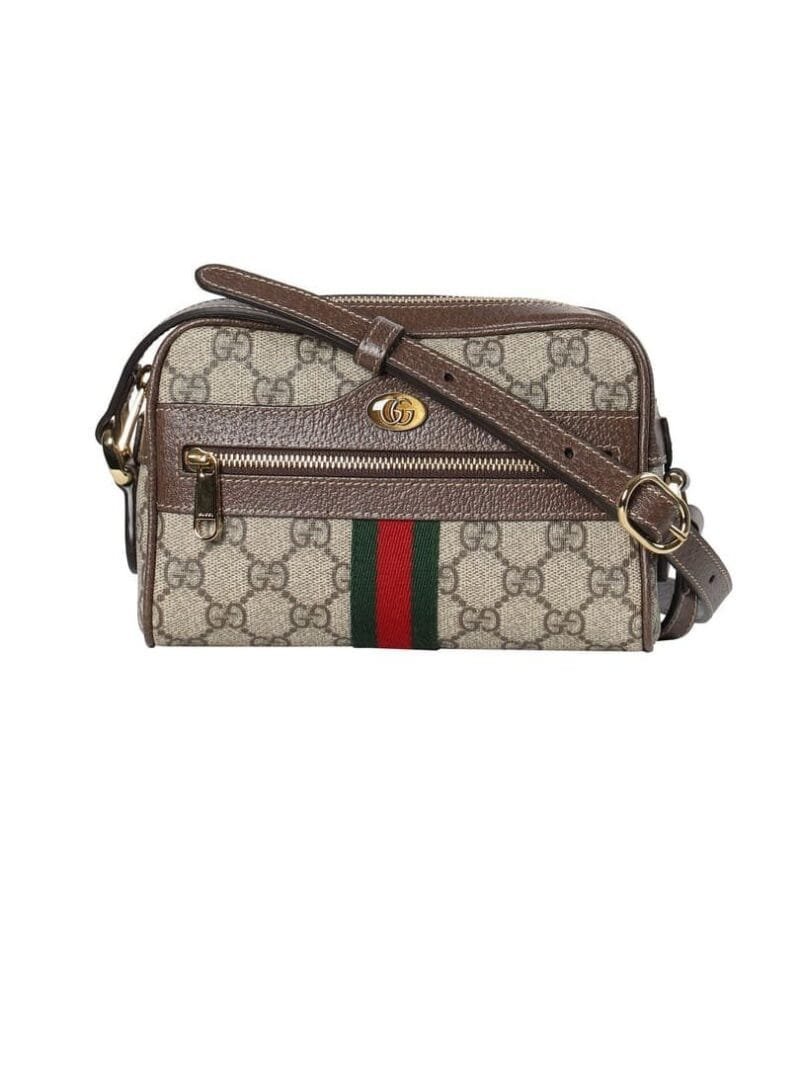 Gucci Ophidia Shoulder Bag GG Coated Canvas Mini