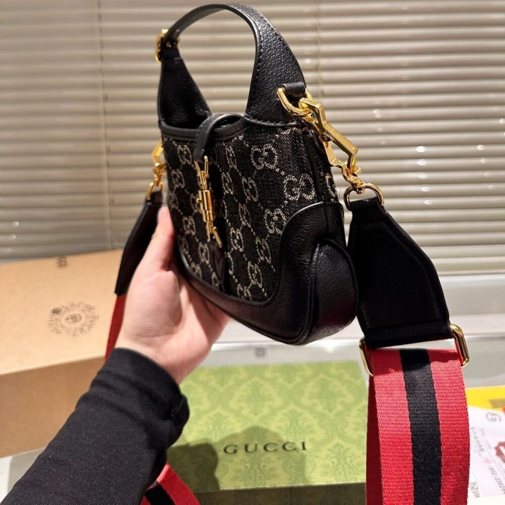 Gucci Jackie 1961 cloth crossbody bag